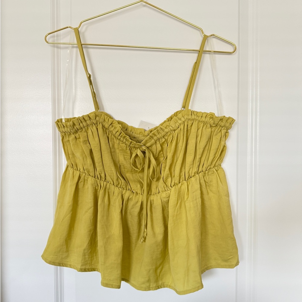 NWT American Eagle Outfitters Lace Trim Babydoll Tank Top